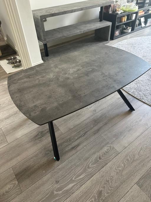  — Modern coffee table and matching TV stand