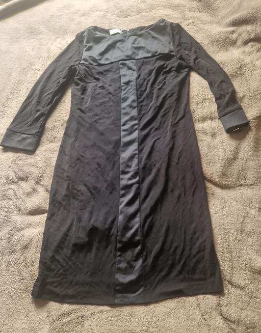  — Black Long zip up dress