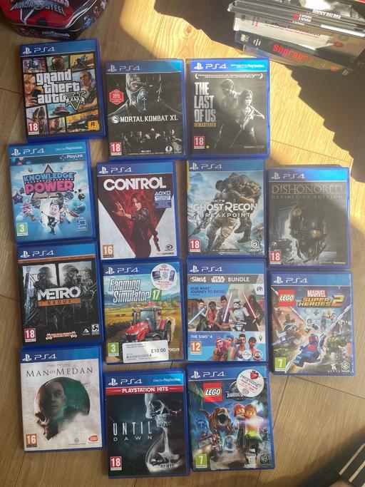  — PS4 Games £10 each