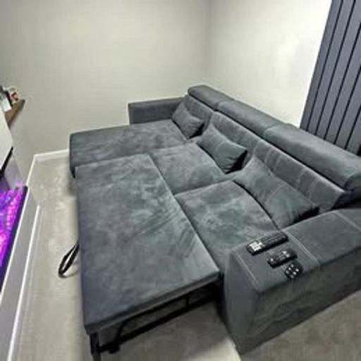  — L Shape Corner Sofa ~ Curved Sofa Bed Space