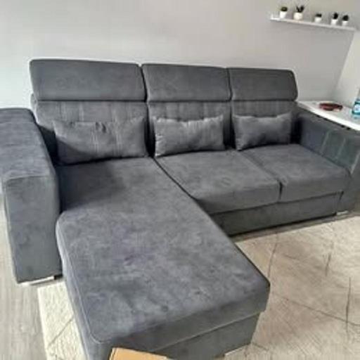  — L Shape Corner Sofa ~ Curved Sofa Bed Space