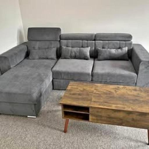  — L Shape Corner Sofa ~ Curved Sofa Bed Space