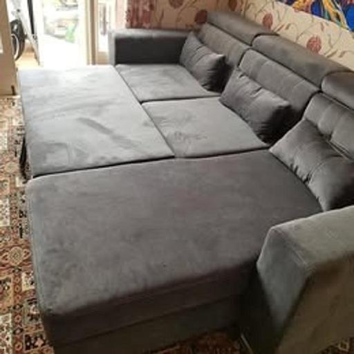  — L Shape Corner Sofa ~ Curved Sofa Bed Space