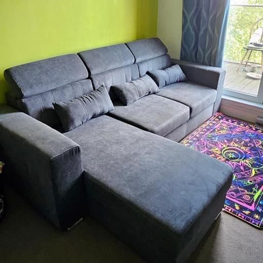  — L Shape Corner Sofa ~ Curved Sofa Bed Space