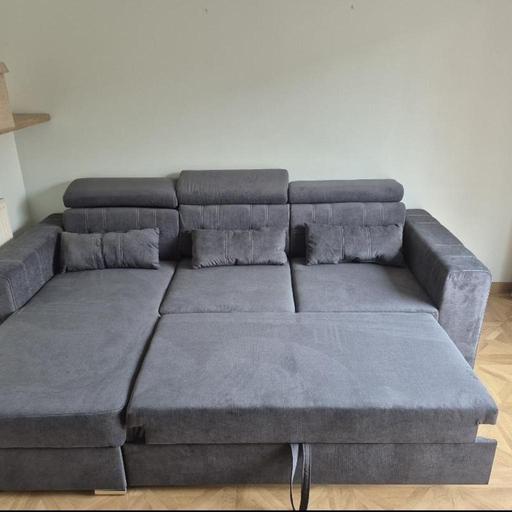  — L Shape Corner Sofa ~ Curved Sofa Bed Space