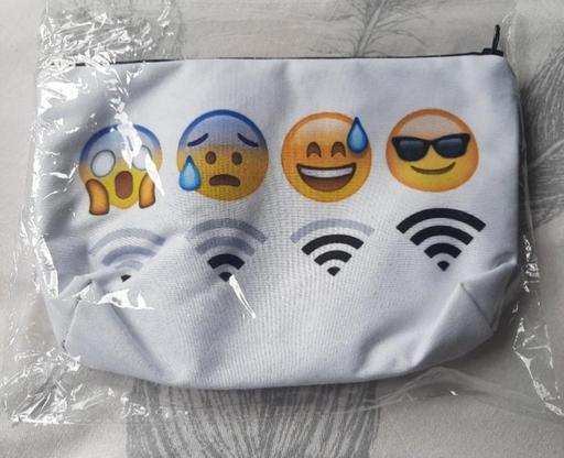  — NEW emoji make up bag/pencil case