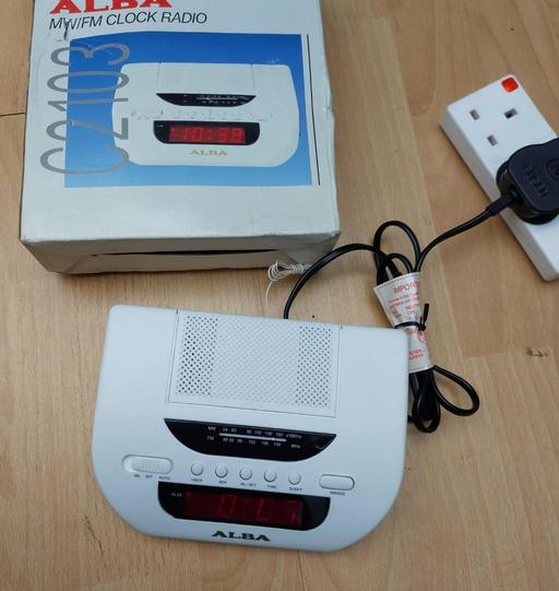  — ALBA 2 BAND Clock Radio Alarm Battery Or Main