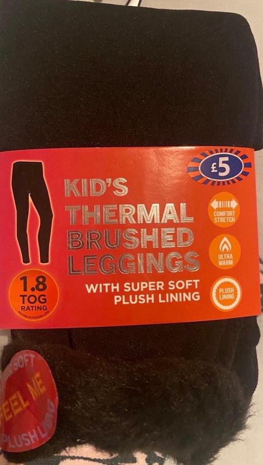  — Kids thermal brushed leggings age 5/6 years