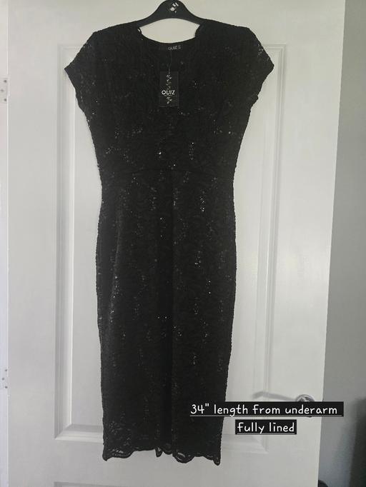  — Quiz evening sequin dress 👗 uk12 bnwt