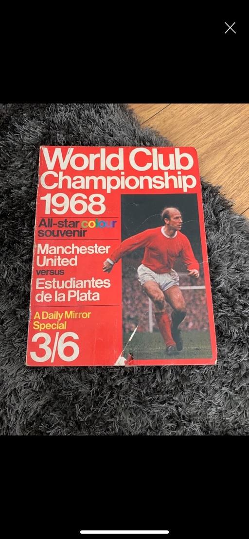  — Football souvenir  program wold cup 1968
