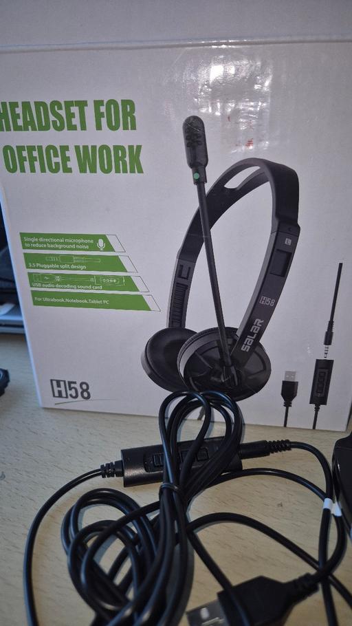  — Salar H58 USB & 3.5mm Wired Office Heads