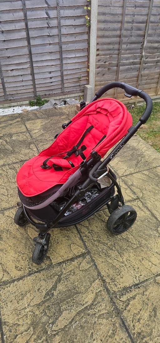  — iCandy Strawberry Pushchair / Pram – Red – Gr