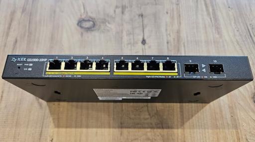  — Zyxel GS1900-10HP 8-Port Gigabit PoE+ Smart M