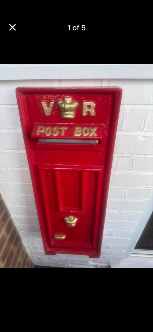  — Royal Mail post box front replica