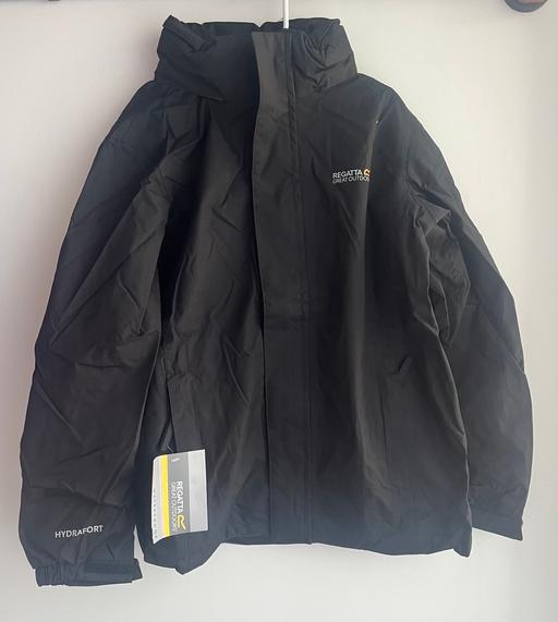  — Kids black regatta coat BNWT Age 7-8 9-10