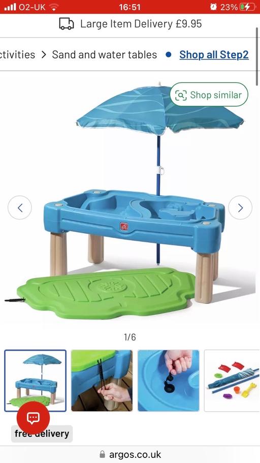 — Sand and water table