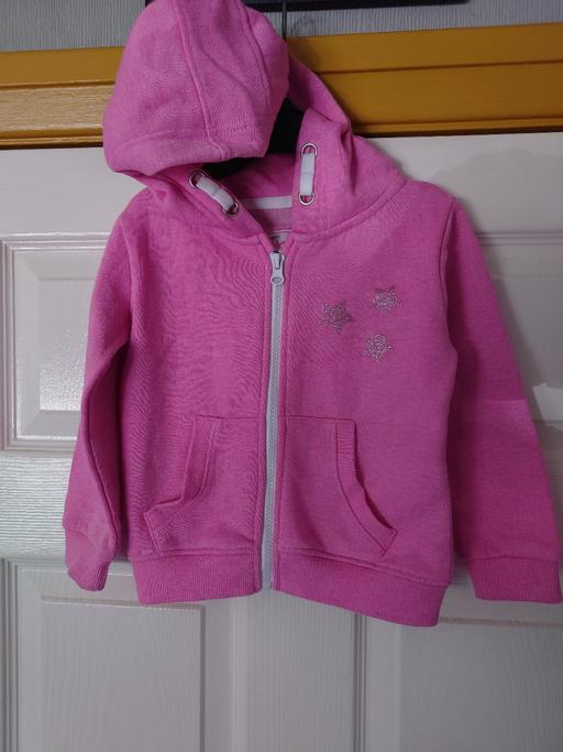  — Girls pink hoody size 3-4 years