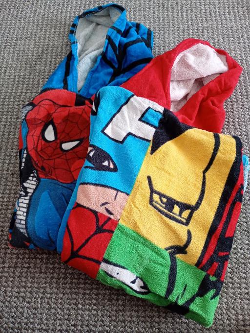  — boys poncho towels marvel sold separately