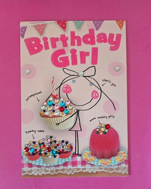  — HANDMADE UPCYCLED BIRTHDAY CARD