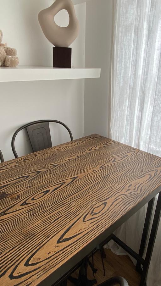  — High Bar-Style Dining Table set with 4 chairs