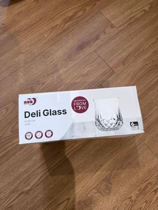  — New Deli Glass Cups – Set of 6