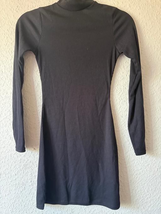  — Black long sleeve dress