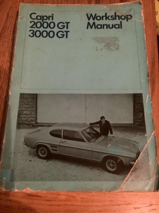  — Ford factory workshop manual Capri 2000 3000