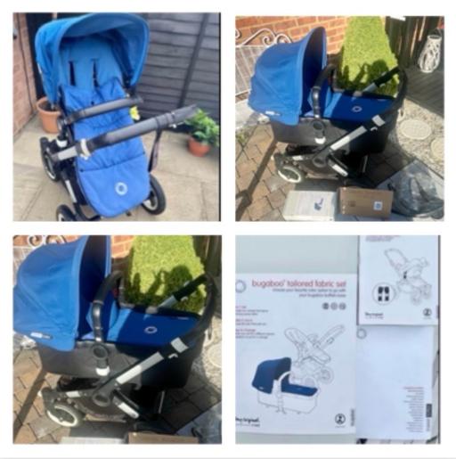  — Bugaboo Buffalo pram, stroller,footmuff, rain