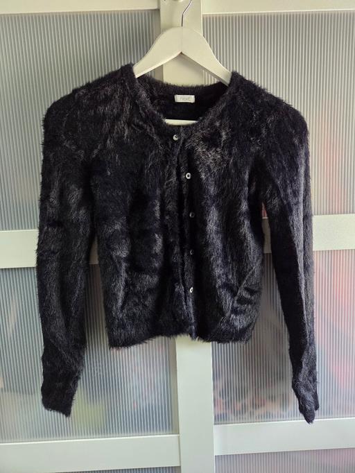  — Age 12 NEXT black fluffy cardigan