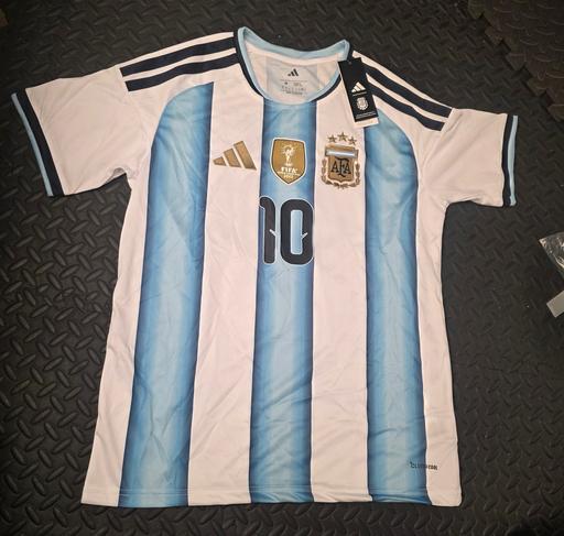  — Adidas Argentina Messi 10 Home Football Shirt