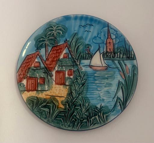  — Majolica Plates Representing Saint Tropez