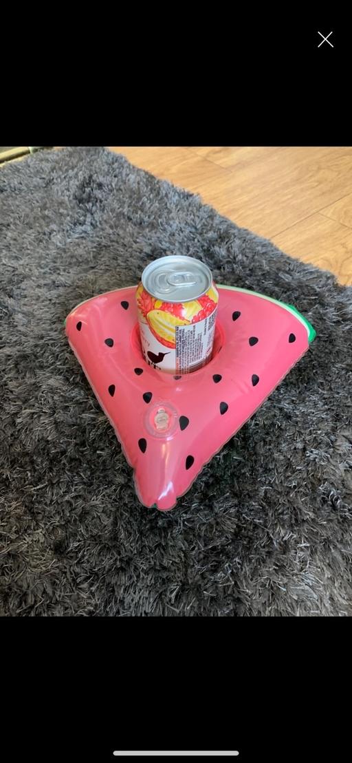  — Blow up melon drink holder