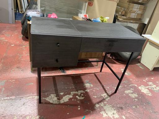  — Dark brown desk