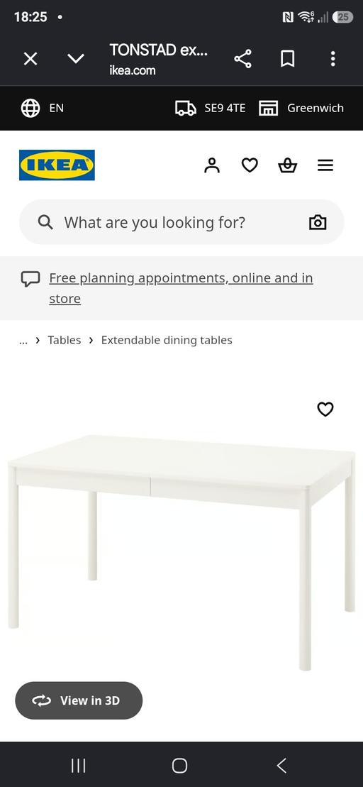  — extendable  Table