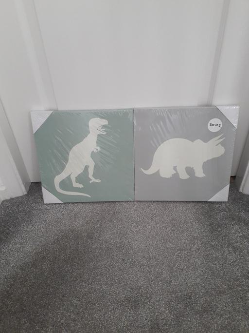  — canvas dinosaurs