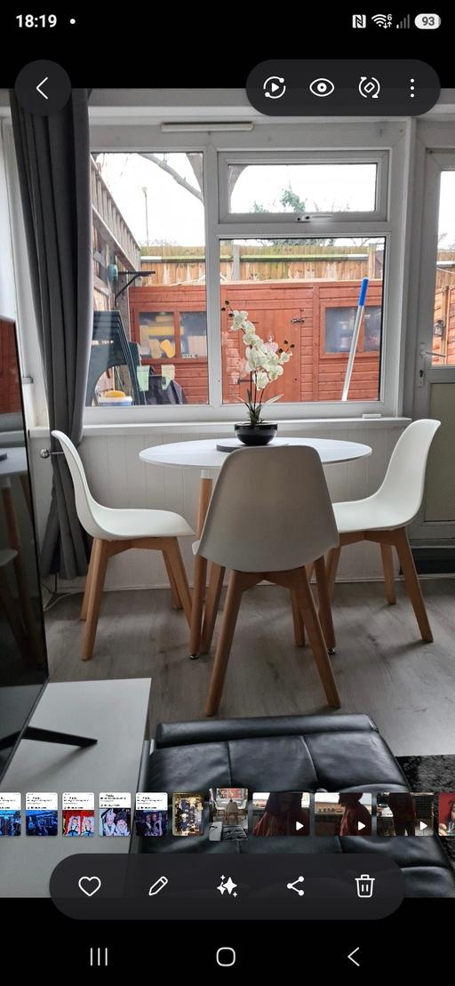  — table and chairs