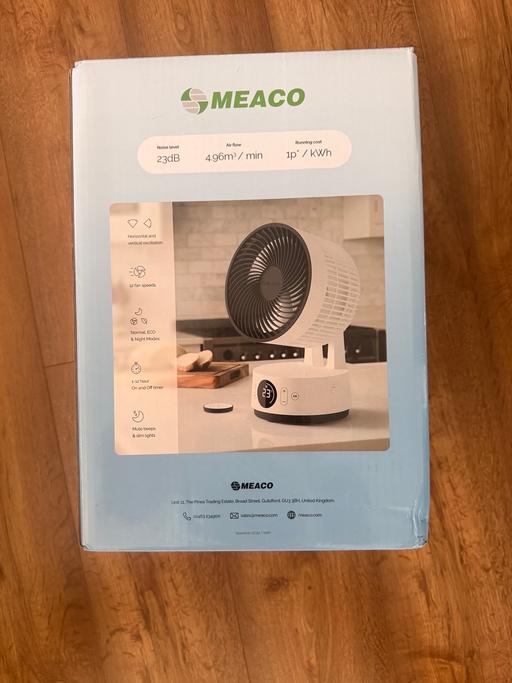  — Fan - Portable battery Air circulator & bag
