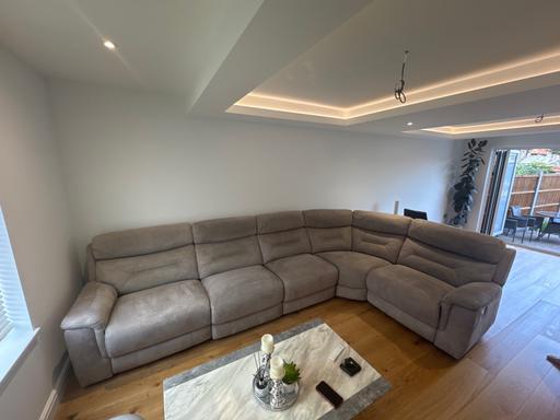  — 5 Seater Sofa Grey