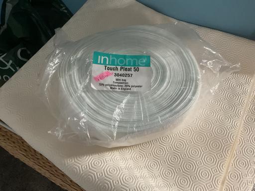 — Curtain tape brand new about 40 meters 3”