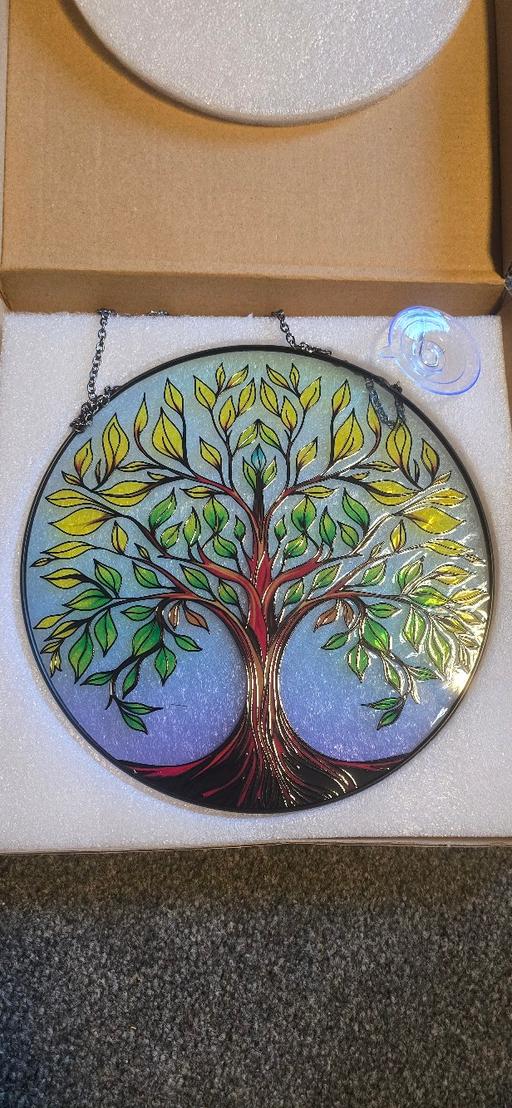  — stained glass suncatcher tree of life