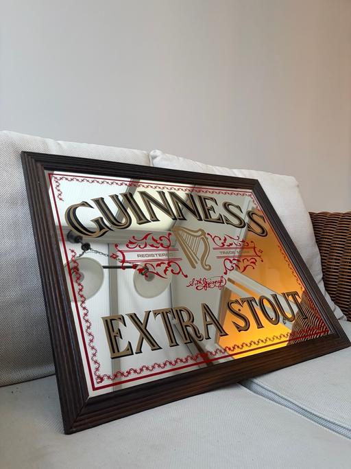  — Large Guinness mirror