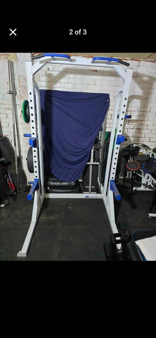  — bb power squat rack, pull up bar