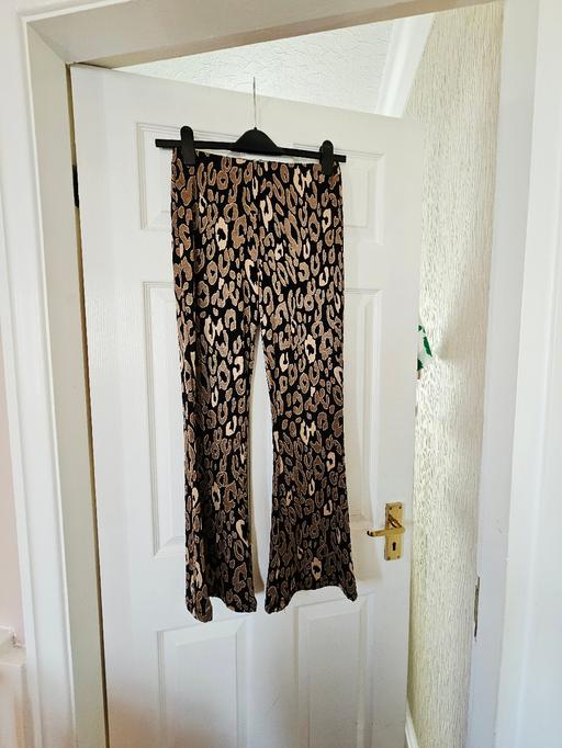  — Patterned trousers, size 12/14..NEW
