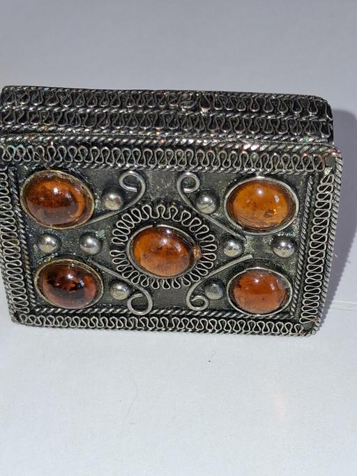  — Vintage metal box.