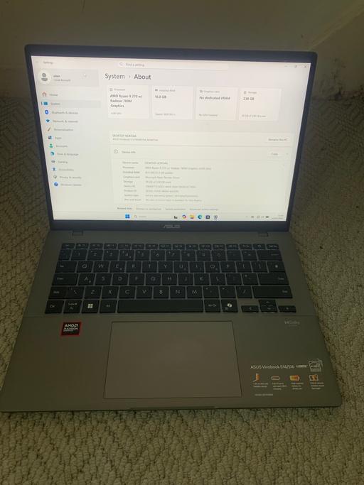  — Ryzan gaming laptop