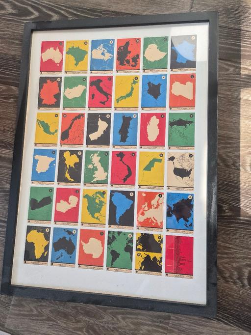  — Atlas Maps Countries A to Z Alphabet Print by