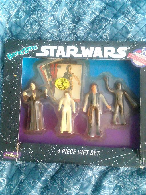 — star wars bendems 1990s new in box see photo