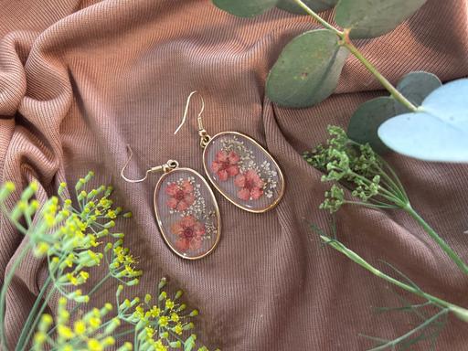  — Beautiful Flower Earrings