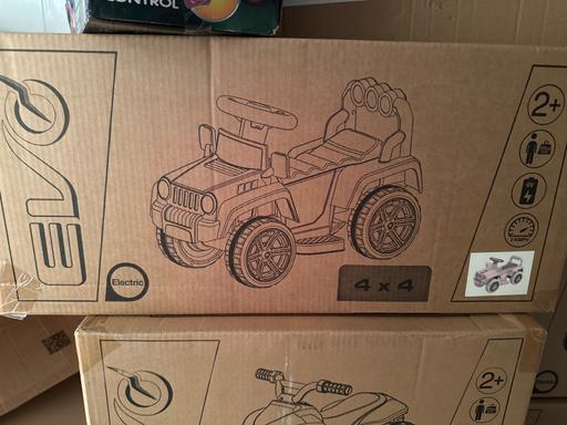  — Pink 4x4 electric ride on truck