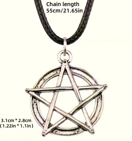  — 🔮 Pentagram Pendant Goth Necklace
